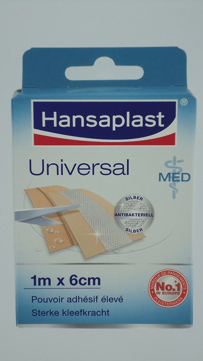 HANSAPLAST MED UNIVERSAL WTP 1MX6CM 47785 HANSAPLAST MED UNIVERSAL WTP 1MX6CM 47785