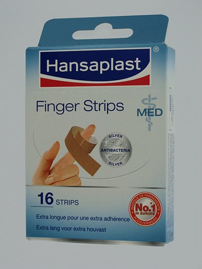 HANSAPLAST MED FINGERSTRIPS               16 47757