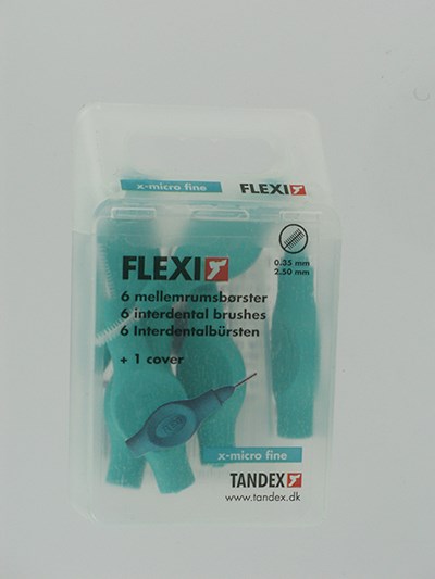 FLEXI TURQUOISE BORSTELTJE EXTRA MICRO FINE 6