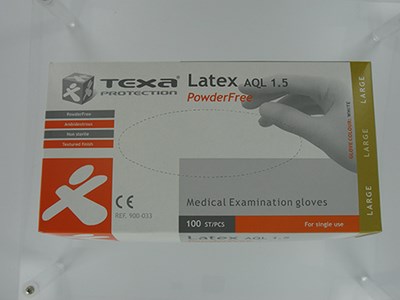 CMT GANTS LATEX BLANC PF L 100 CMT GANTS LATEX BLANC PF L 100