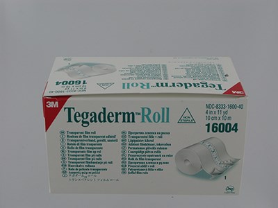 TEGADERM ROLL 3M FILM TRANSP. 10CMX10M 1 16004 TEGADERM ROLL 3M FILM TRANSP. 10CMX10M 1 16004