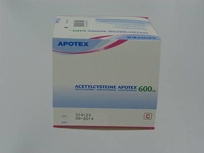 ACETYLCYSTEINE APOTEX COMP EFF 60 X 600 MG ACETYLCYSTEINE APOTEX COMP EFF 60 X 600 MG
