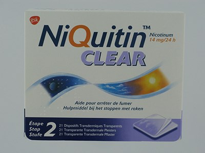 NIQUITIN CLEAR PATCHES 21 X 14 MG NIQUITIN CLEAR PATCHES 21 X 14 MG