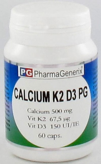 CALCIUM K2 D3 PG PHARMAGENERIX CAPS 60 CALCIUM K2 D3 PG PHARMAGENERIX CAPS 60