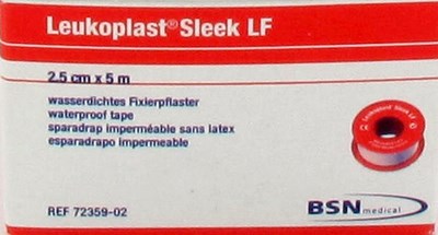 LEUKOPLAST SLEEK LF FLAQ.+FOURR. 2,50CMX5M 7235902