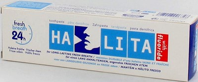 HALITA TANDPASTA                    TUBE 75ML 3431