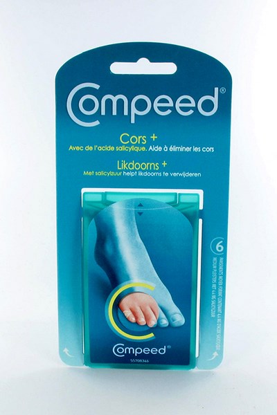 COMPEED CORS+ 2EN1 AVEC ACIDE SALICYLIQUE 6 COMPEED CORS+ 2EN1 AVEC ACIDE SALICYLIQUE 6