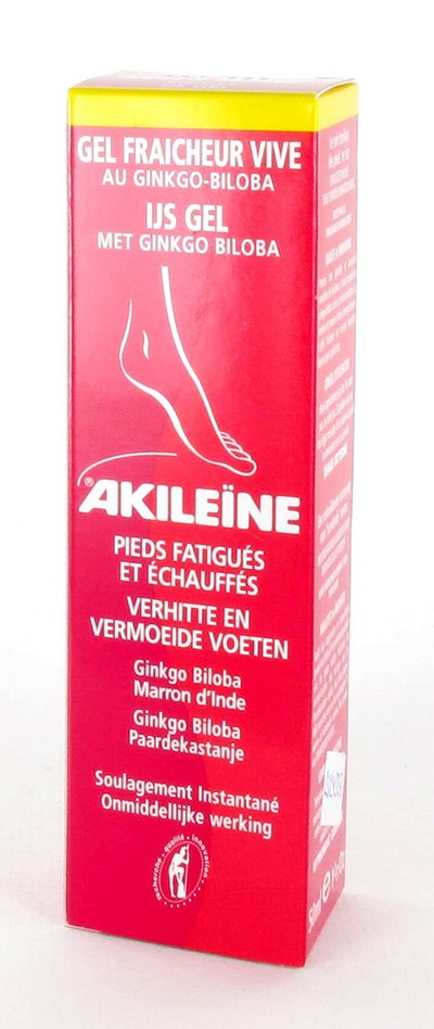 AKILEINE ROOD GEL LEVENDE FRISHEID TB  50ML 101040