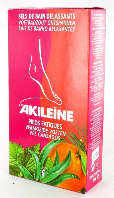 AKILEINE ROUGE SELS BAIN PIEDS  SACH 2X150G 101220