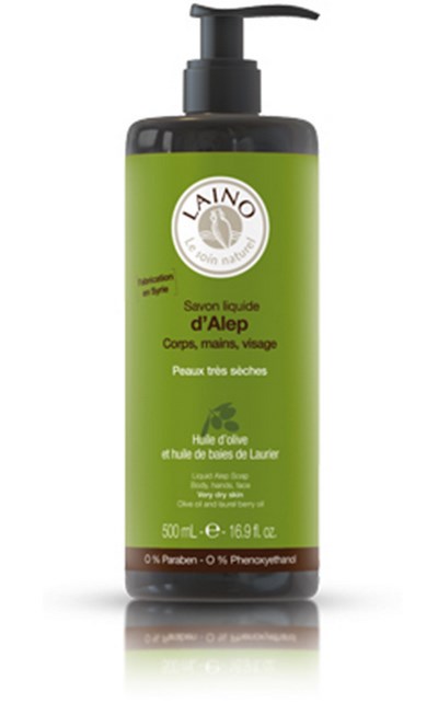 LAINO SAVON D ALEP FL POMPE 500ML LAINO SAVON D ALEP FL POMPE 500ML