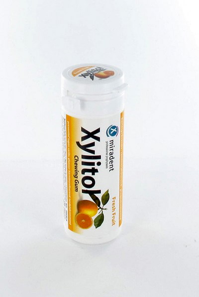 MIRADENT CHEWING GUM XYLITOL FRUITS SS 30