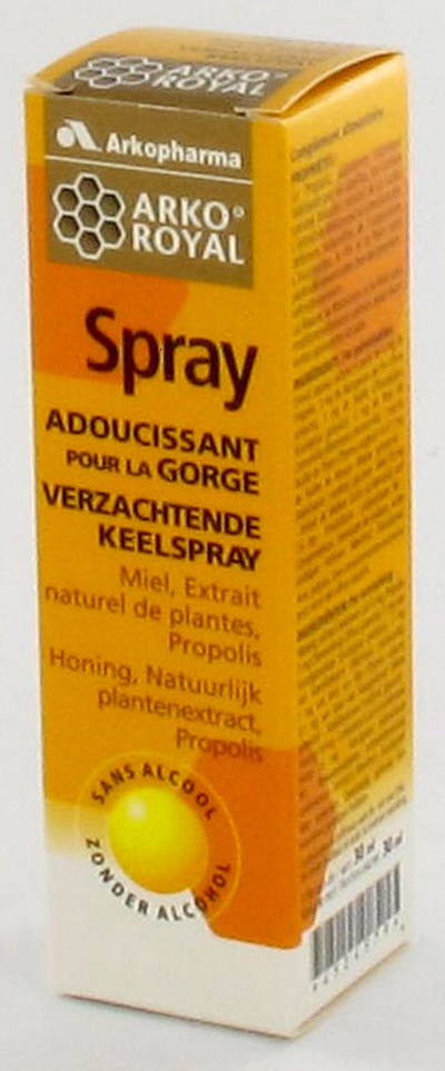 ARKOROYAL SPRAY ADOUCISSANT GORGE 30ML ARKOROYAL SPRAY ADOUCISSANT GORGE 30ML