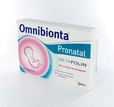 OMNIBIONTA PRONATAL METAFOLIN COMP 60