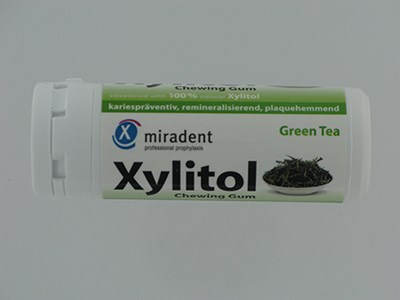 MIRADENT CHEWING GUM XYLITOL THE VERT SS 30