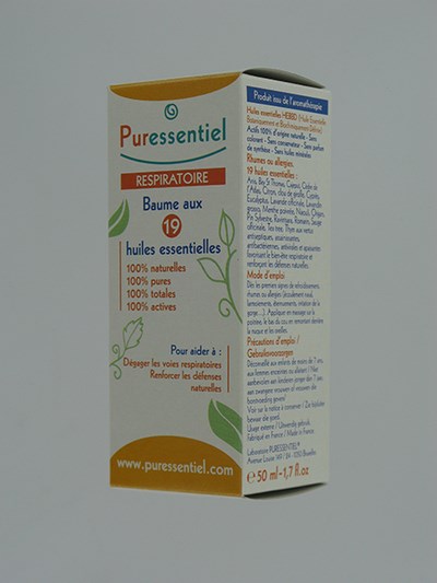 PURESSENTIEL RESPIRATOIRE BAUME 19 HLE ESS    50ML