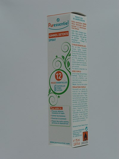 PURESSENTIEL SLAAP ONTSPAN.SPRAY 12 ESS OLIE  75ML