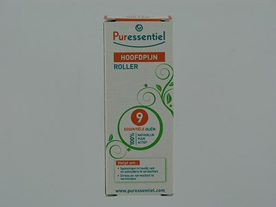 PURESSENTIEL ROLLER HOOFDPIJN 9 ESS OLIE       5ML