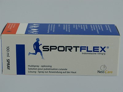 SPORTFLEX 10 MG/G SOL PULV CUTANEE 100 ML