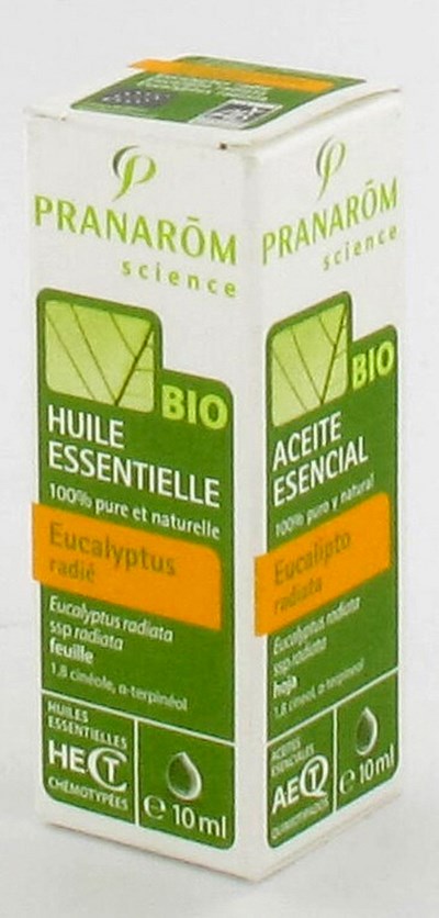 EUCALYPTUS RADIE BIO       ESS OLIE  10ML PRANAROM