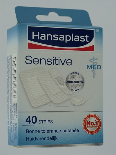 HANSAPLAST MED SENSITIVE STRIPS 40 47832 HANSAPLAST MED SENSITIVE STRIPS 40 47832