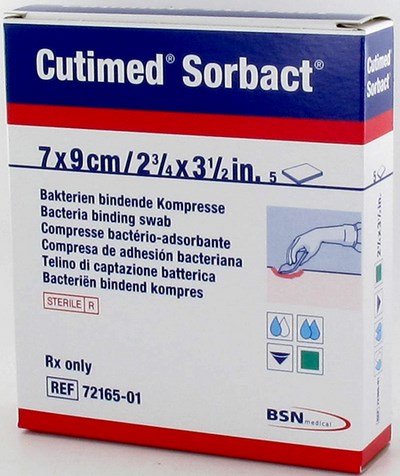 CUTIMED SORBACT CP 7X 9CM 5 7216501 CUTIMED SORBACT CP 7X 9CM 5 7216501