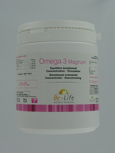 OMEGA 3 MAGNUM BE LIFE CAPS 180 OMEGA 3 MAGNUM BE LIFE CAPS 180