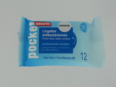 ASSANIS POCKET LINGETTES MAINS 12