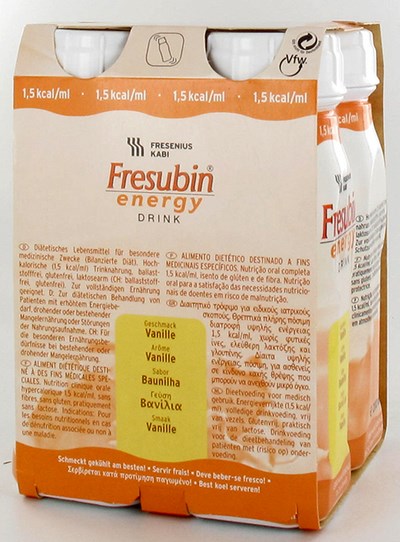 FRESUBIN ENERGY DRINK VANILLE FL 4X200ML FRESUBIN ENERGY DRINK VANILLE FL 4X200ML