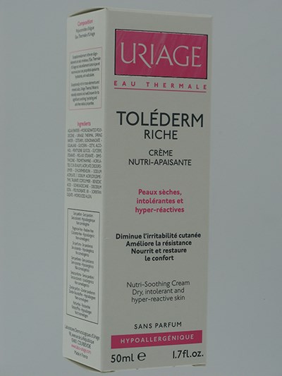 URIAGE TOLEDERM RICHE CREME DH       POMPFLES 50ML