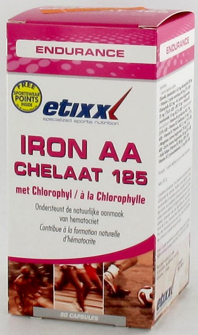 ETIXX IRON AA CHELAAT 125 + CHLOROPHYL TABL 90 ETIXX IRON AA CHELAAT 125 + CHLOROPHYL TABL 90