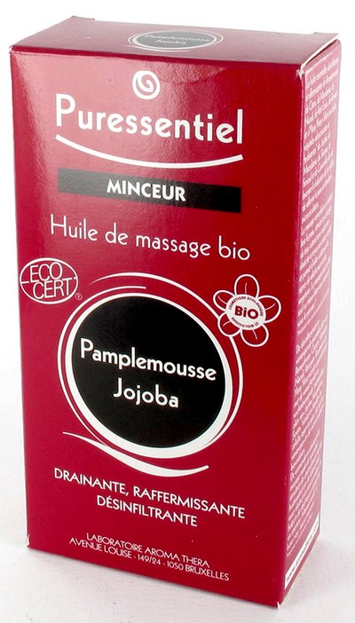 PURESSENTIEL MASSAGE HLE PAMPLEM.-JOJOBA BIO 100ML PURESSENTIEL MASSAGE HLE PAMPLEM.-JOJOBA BIO 100ML