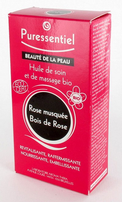 PURESSENTIEL MASSAGE HLE ROSE MUSQ-BOIS BIO 100ML