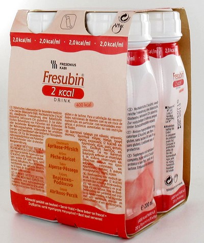 FRESUBIN 2KCAL DRINK PECHE-ABRICOT EASYBOT.4X200ML FRESUBIN 2KCAL DRINK PECHE-ABRICOT EASYBOT.4X200ML