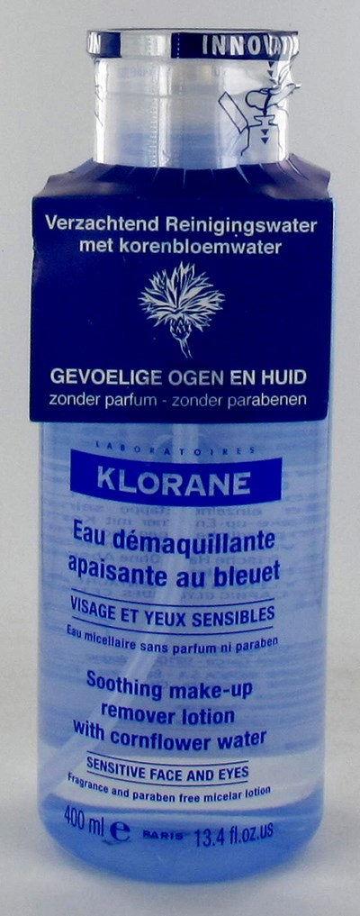 KLORANE VISAGE BLEUET EAU DEMAQ              400ML