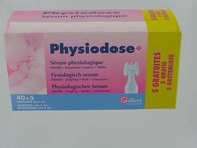 PHYSIODOSE SERUM PHYSIO UD STER 40X5ML+5 GRATUIT