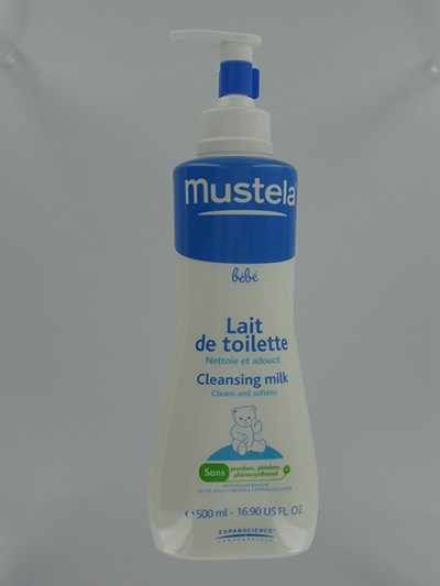 MUSTELA PS LAIT DE TOILETTE NF FL POMPE 500ML