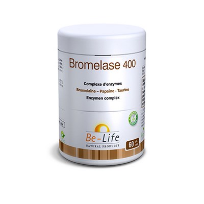 BROMELASE 400 ENZYMES BE LIFE NF POT GEL 60 BROMELASE 400 ENZYMES BE LIFE NF POT GEL 60