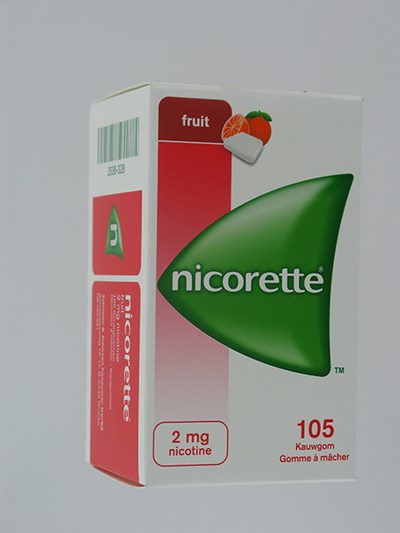 NICORETTE FRUIT GOMME MACH 105X2MG NICORETTE FRUIT GOMME MACH 105X2MG