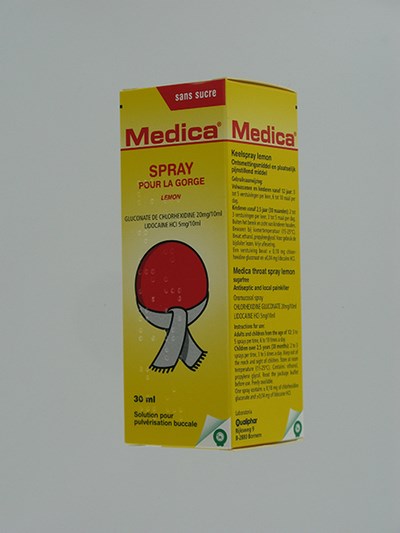 MEDICA KEELSPRAY LEMON 30ML