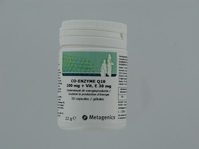 COENZYME Q10 100MG+VTT E CAPS  30 6492  METAGENICS