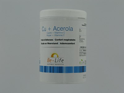 CU + ACEROLA MINERALS BE LIFE NF GEL 60 CU + ACEROLA MINERALS BE LIFE NF GEL 60