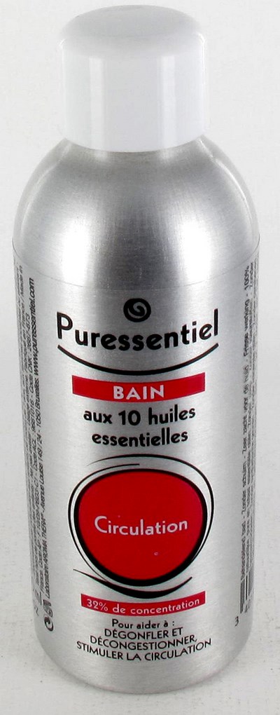 PURESSENTIEL BLOEDCIRCULATIE BAD 10 ESS.OLIE 100ML