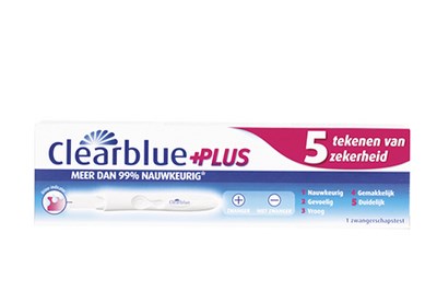 CLEARBLUE PLUS ZWANGERSCHAPSTEST 1