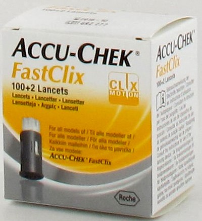 ACCU CHEK MOBILE FASTCLIX LANCET   17X6 5208475001