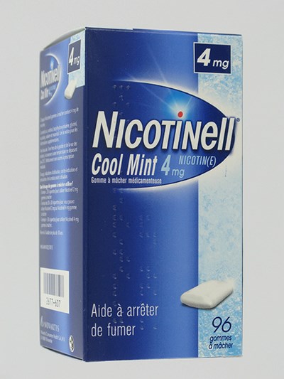 NICOTINELL COOL MINT 4 MG GOMMES A MACHER 96 NICOTINELL COOL MINT 4 MG GOMMES A MACHER 96