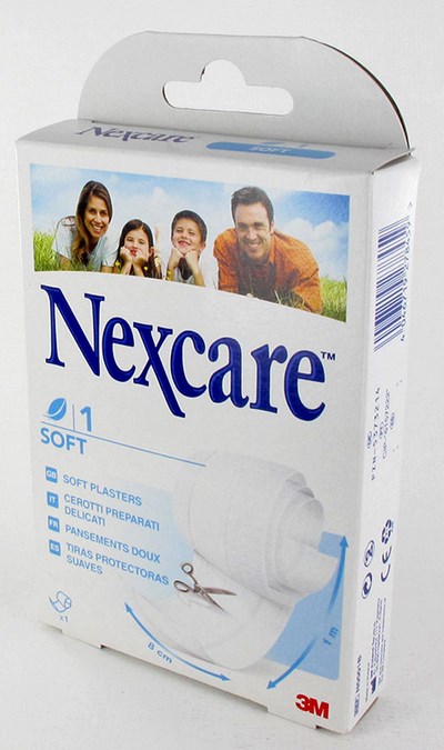 NEXCARE 3M SOFT PLASTERS BAND       8CMX1M 1 N051B