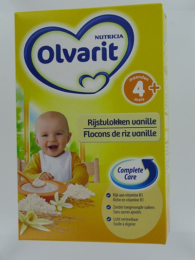 OLVARIT FLOCONS DE RIZ VANILLE NF 225G