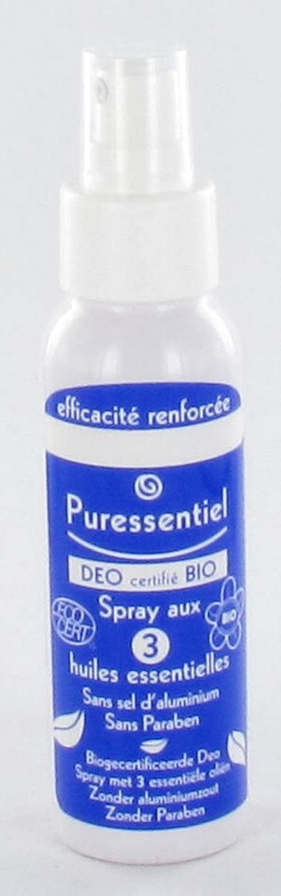 PURESSENTIEL DEO SPRAY BIO 3 HUILES ESS. 50ML PURESSENTIEL DEO SPRAY BIO 3 HUILES ESS. 50ML