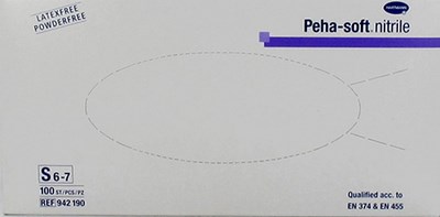 PEHA SOFT HANDSCHOEN NITRILE         S 100 9421903