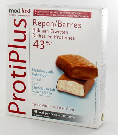 MODIFAST PROTIPLUS REEP CHOCOLADE-KOKOS       162G